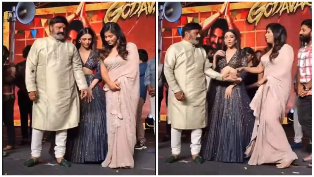 Nandamuri Balakrishna Draws Flak As He Pushes 'Gangs Of Godavari' Actress Anjali At An Event, Watch Viral Video Nandamuri Balakrishna Draws Flak As He Pushes 'Gangs Of Godavari' Actress Anjali At An Event See Viral Video Nandamuri Balakrishna Draws Flak As He Pushes 'Gangs Of Godavari' Actress Anjali At An Event, Watch Viral Video