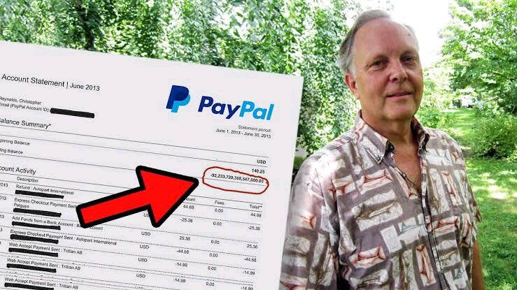 Chris Reynolds briefly becomes world's richest person after PayPal 'credits' him with $92 quadrillion Richest Man: ਦੁਨੀਆਂ ਦਾ ਪਹਿਲਾ ਵਿਅਕਤੀ 'ਚੋਂ 2 ਮਿੰਟ 'ਚ ਅਮੀਰ ਬਣਿਆ ਤੇ ਫਿਰ ਨਾਲ ਦੀ ਨਾਲ ਹੋ ਗਿਆ ਕੰਗਾਲ, ਮਾੜੀ ਕਿਸਮਤ 