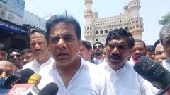 KTR Protest At Charminar | తెలంగాణ రాజముద్ర మార్పుపై కేటీఆర్ ఆందోళన