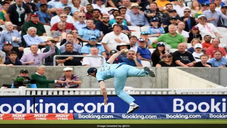 On This Day in 2019 this absolute belter of a catch in the opening match of the World Cup On This Day in 2019: உலகக் கோப்பை..இதே நாளில் பென் ஸ்டோக்ஸ் பிடித்த அதிசய கேட்ச்! வைரல் வீடியோ!