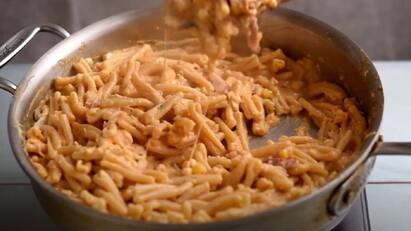 Corn Cheese Pasta Easy Recipe to Prepare in 20 Mins for Fill the Tummy Corn Cheese Pasta:பாஸ்தா பிரியரா? இப்படி செய்து பாருங்க - ஸ்வீட்கார்ன் மட்டும் போதும்!