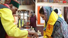 Lok Sabha Elections 2024: आखिरी चरण के मतदान से पहले प्रियंका गांधी पहुंची हिमाचल के जाखू मंदिर, पूजा की, ध्यान लगाया और दान भी दिया... देखें तस्वीरें