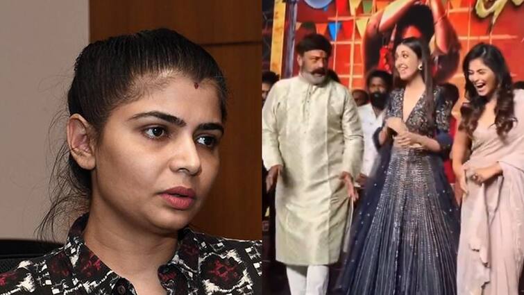 singer chinmayi slams netizens for blaming anjali laughing after nandamuri balakrishna pushes her Anjali: அஞ்சலிக்கு பாடம் எடுக்காதீங்க.. பாலகிருஷ்ணா தள்ளிவிட்ட விவகாரத்தில் நெட்டிசன்கள் மீது சின்மயி காட்டம்!