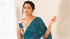 Eesha Rebba: హాయ్ రబ్బా... బ్లూ శారీ, ఫ్లోరల్ ప్రింట్ బ్లౌజ్‌లో ఈషా రెబ్బా ఎంత అందంగా ఉందబ్బా