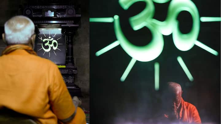 ஓம் என்ற மந்திரத்தின் முன்பு நேற்று (30.05.2024) மாலை சுமார் 6.45 மணியளவில் விவேகானந்தர் பாறை நினைவிடத்தில் பிரதமர் நரேந்திர மோடி தியானத்தை தொடங்கிய நிலையில், இன்று (31.05.2024) மாலை வரை தியானத்தை தொடர்கிறார். 48 மணி நேர தியானத்தை மேற்கொள்கிறார் பிரதமர் நரேந்திர மோடி.