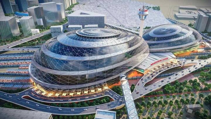 तस्वीर में आप देख सकते हैं रीडेवलपमेंट के काम के बाद नई दिल्ली रेलवे स्टेशन का एरियल व्यू कुछ इस तरह दिखाई देगा.तस्वीरें लोगों को काफी लुभा रही हैं.