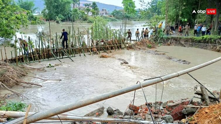 Floods in Manipur Imphal Indian Army Engineers plugged 2 major breaches on the banks of Imphal River Manipur Floods: हिंसा के बाद अब बाढ़ ने मचाई मणिपुर में तबाही, मसीहा बनी आर्मी, जानें कैसे बचाई लोगों की जान