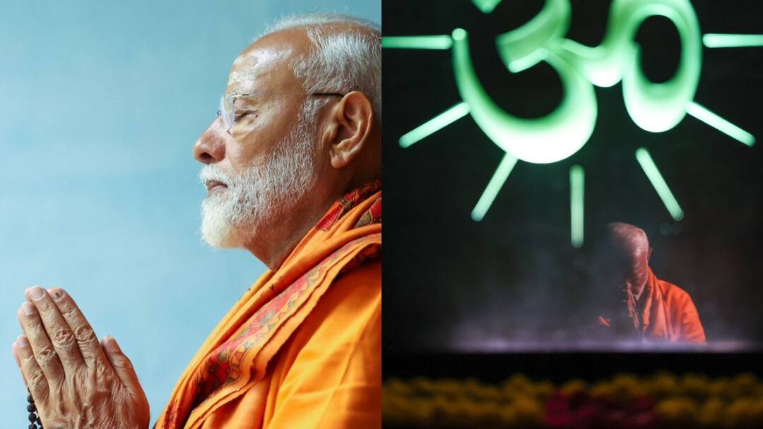 A video of Prime Minister Narendra Modi meditating at Swami Vivekananda Rock Memorial is currently going viral on the internet PM Narendra Modi: ஓம்... விவேகானந்தர் தியானித்த இடத்தில் தியானத்தில் மூழ்கிய பிரதமர் மோடி.. வைரலாகும் வீடியோ