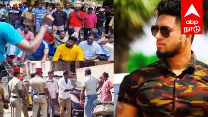 Gym trainer stoned to death in Puducherry Relatives riot at funeral - TNN ஜிம் மாஸ்டர் கல்லால் அடித்து கொலை இறுதி ஊர்வலத்தில் கலவரம் - புதுச்சேரியில் பரபரப்பு