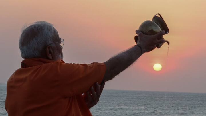 The spot is where the Indian Ocean, Bay of Bengal, and Arabian Sea converge, and is seen by BJP leaders as a powerful symbol of national unity. (Photo: Special Arrangement)