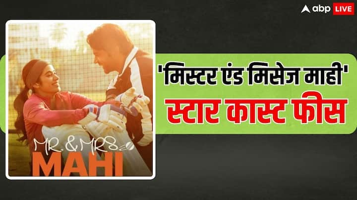 'मिस्टर एंड मिसेज माही' के खूब चर्चे हो रहे हैं. इस फिल्म का क्रेज लोगों के सिर चढ़कर बोल रहा है. लेकिन क्या आप जानते हैं. फिल्म से राजकुमार राव और जाह्नवी सहित बाकी कलाकारों ने कितनी फीस वसूली है?