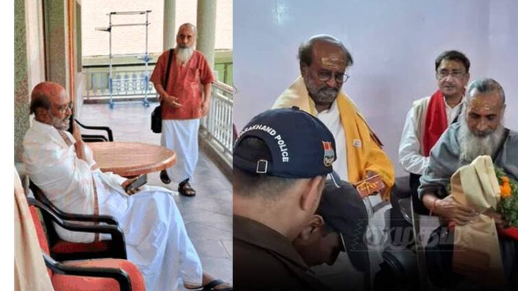 vettaiyan actor rajinikanth himalayas travel photos going viral Rajinikanth: உத்தரகாண்டில் நண்பர்களுடன் ரஜினி.. வெளியான ஆன்மிகப் பயண புகைப்படங்கள்!