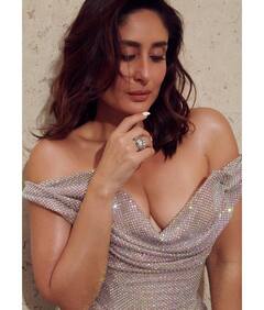 Kareena Kapoor Photo: શિમરી ડ્રેસમાં ક્લિવેજ ફ્લોન્ટ કરતી જોવા મળી કરીના કપૂર, તસવીરો પરથી નજર નહીં હટે