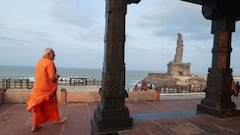 PM Narendra Modi:விவேகானந்தர் நினைவிடத்தில் தியானம் செய்யும் பிரதமர் நரேந்திர மோடி - புகைப்பட தொகுப்பு!