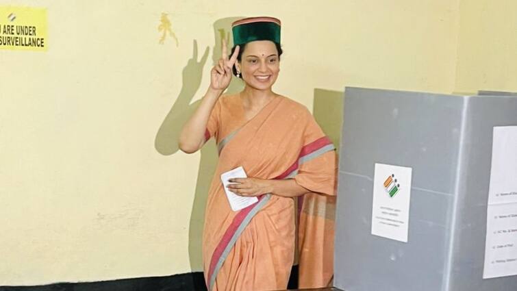 Kangana Ranaut casts vote in Mandi Lok Sabha Elections Phase 7 voting Kangana Ranaut: అంతటా మోదీ వేవ్‌ కనిపిస్తోంది, గెలిచేది పక్కాగా మేమే - కంగనా రనౌత్‌