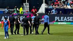 Pitch Invader Hugs Rohit Sharma During India Vs Bangladesh T20 World Cup 2024 Warm-Up Game — WATCH