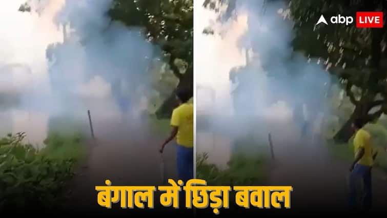 वोटिंग के बीच संदेशखाली में बिगड़े हालात! महिलाओं ने किया थाने का घेराव, भारी पुलिस तैनात