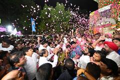 KCR Participates Candle Rally: గన్ పార్క్ వద్ద అమరవీరులకు కేసీఆర్ ఘన నివాళి, తెలంగాణ దశాబ్ది ఉత్సవాలకు శ్రీకారం