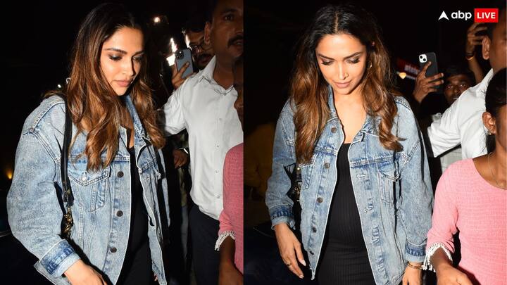 Deepika Padukone Pics: बॉलीवुड की टॉप एक्ट्रेस दीपिका पादुकोण जल्द ही मां बनने वाली हैं. वहीं एक्ट्रेस बीती रात अपनी फैमिली संग डिनर के लिए स्पॉट की गईं.