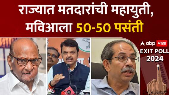 राज्यात मतदारांची महायुती, मविआला 50-50 पसंती