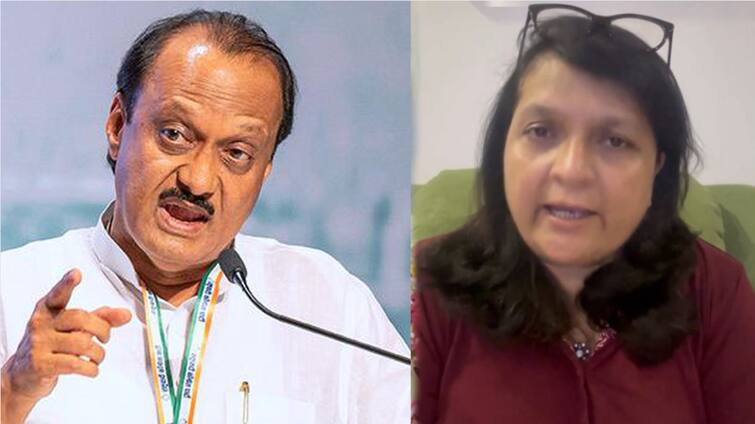 DCM ajit pawar Reaction On anjali damania statement On narco test If my worker also makes a mistake I tell the police to put it in the tyre says ajit pawar marathi News Ajit Pawar On Anjali Damania : माझ्या कार्यकर्त्यानेही चूक केली तर टायरमध्ये घाला असं मी पोलिसांना सांगतो, पण काहीजण माझ्यावरच घसरले;  अजितदादांचा दमानियांना टोला