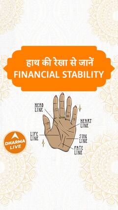 हाथ की रेखा से जानें financial stability Dharma Live