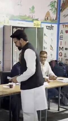 ABP News: हमीरपुर से BJP उम्मीदवार अनुराग ठाकुर ने किया मतदान | Election 2024 | ABP Shorts