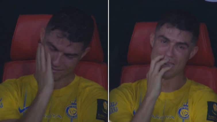 Cristiano Ronaldo In Tears After Al-Nassr Suffer Defeat To Al-Hilal In Saudi Kings Cup Final- WATCH