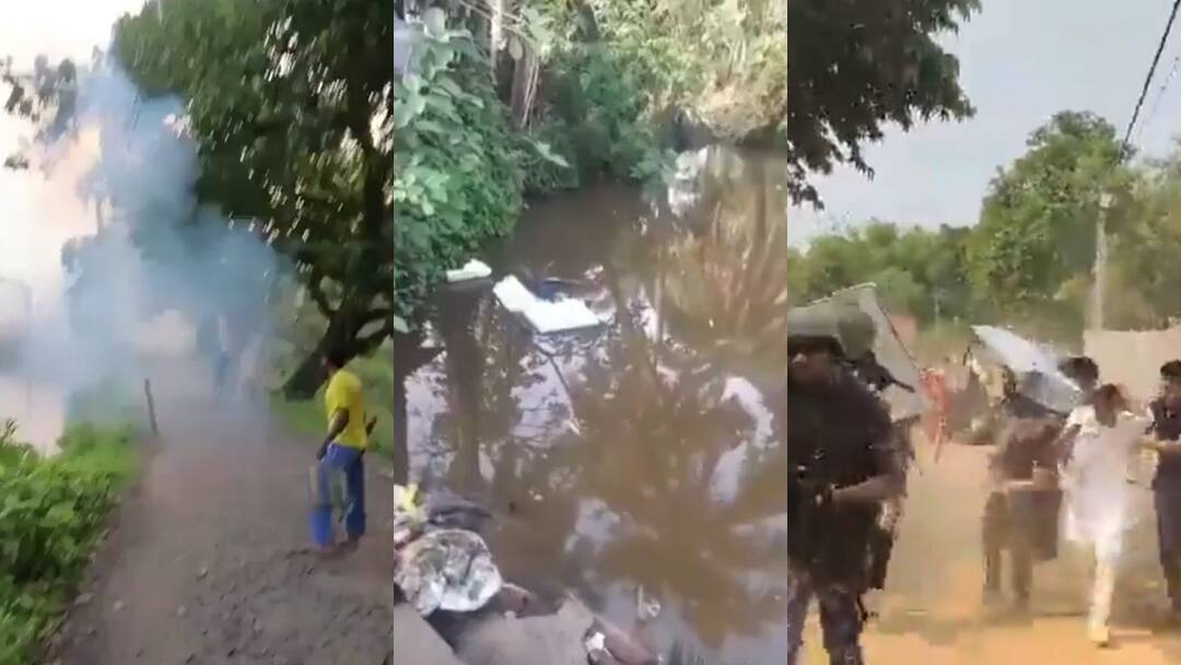 Lok Sabha Elections 2024: पश्चिम बंगाल में वोटिंग के बीच भड़की भीड़! तालाब में EVM फेंक काटा हंगामा तो पुलिस ने खदेड़ा Lok Sabha Elections 2024 In South 24 Parganas of west bengal Crowd get angry threw EVM in pond Video Viral Lok Sabha Elections 2024: पश्चिम बंगाल में वोटिंग के बीच भड़की भीड़! तालाब में EVM फेंक काटा हंगामा तो पुलिस ने खदेड़ा