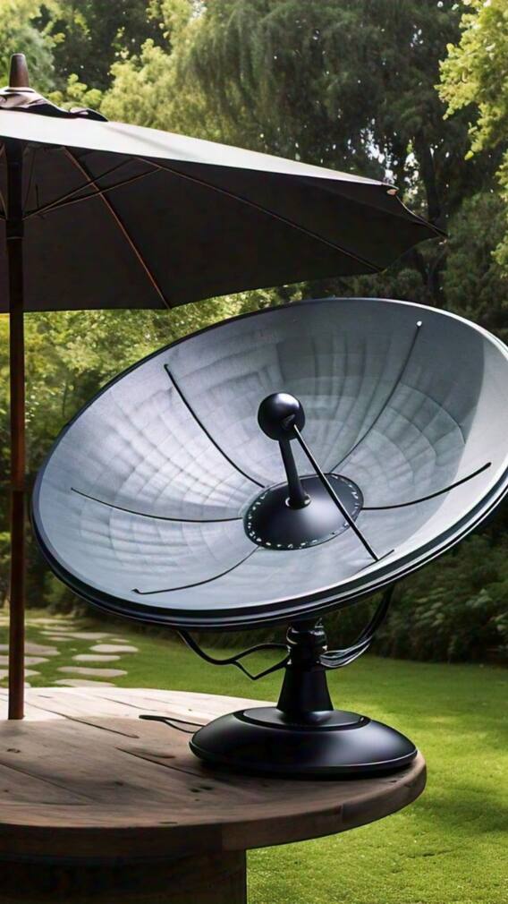 D2H की छतरी गोल ही क्यों होती है?