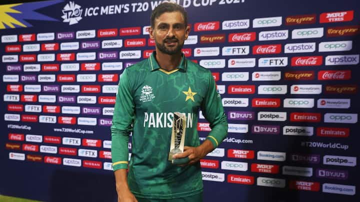 6. शोएब मलिक (पाकिस्तान): एक और लोकप्रिय पाकिस्तानी क्रिकेटर शोएब मलिक ने भी टी20 विश्व कप मैचों में 34 बार हिस्सा लिया है। (छवि स्रोत: गेटी)