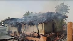 BJP उम्मीदवार के घर में आग लगी, बहन और भांजे झुलसे, गृहस्थी का सारा सामान जला