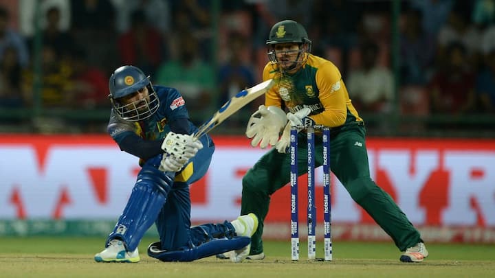 3. तिलकरत्ने दिलशान (श्रीलंका): श्रीलंका के बेहतरीन बल्लेबाज़ दिलशान ने पुरुष टी-20 विश्व कप में 35 मैच खेले हैं। (छवि स्रोत: गेटी)