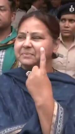 7th Phase Voting: RJD उम्मीदवार मीसा भारती ने अपना वोट डाला | ABP Shorts