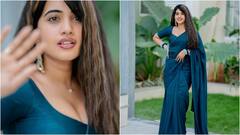 Sravanthi Chokkarapu: చీరలో స్రవంతి చొక్కారపు హోయలు - అందాల ఆరబోస్తూ.. కవ్విస్తున్న క్యూట్ యాంకర్‌