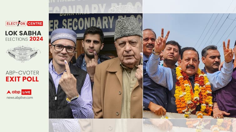 lok-sabha-2024-ABP-Cvoter-exit-poll-Jammu-Kashmir Ladakh results BJP INDIA Congress PDP JK National Conference ABP-CVoter Exit Poll Results: Tight Race In Jammu-Kashmir, Ladakh Likely To Switch To Congress From BJP