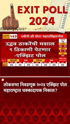 Lok Sabha Exit Poll 2024 : लोकसभा निवडणूक 2024 एक्झिट पोल, महाराष्ट्रात धक्कादायक निकाल?