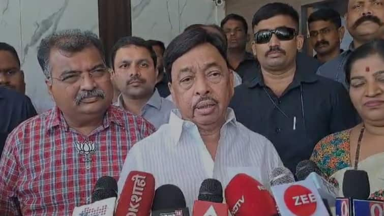 Narayan Rane I don't feel intimidated before the result I am curious why I will win the activists prepared for the rally Confidence to Narayan Rane Maharashtra Politics Marathi News Narayan Rane : निकालाआधी धाकधूक वाटत नाही, उत्सुकता कशाला मी विजयी होणार, कार्यकर्त्यांनी रॅलीची तयारी केली; नारायण राणेंना कॉन्फिडन्स