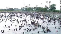 WATCH: Hundreds Of Villagers Celebrate Centuries-Old Fishing Festival Near Tamil Nadu's Melur
