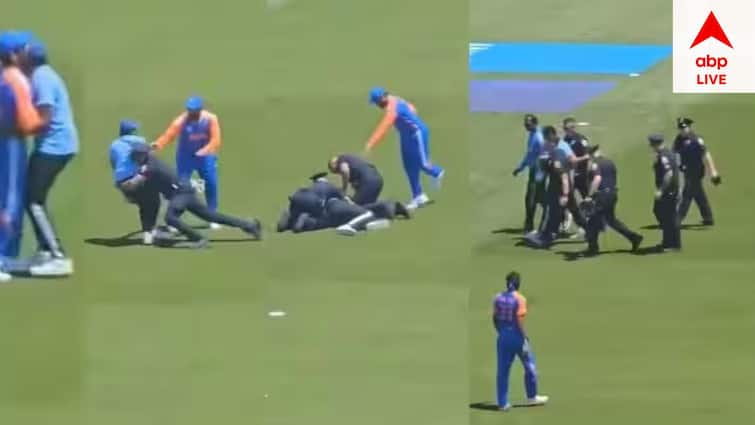 T20 World Cup 2024 dramatic visuals as Rohit Sharma faces security scare