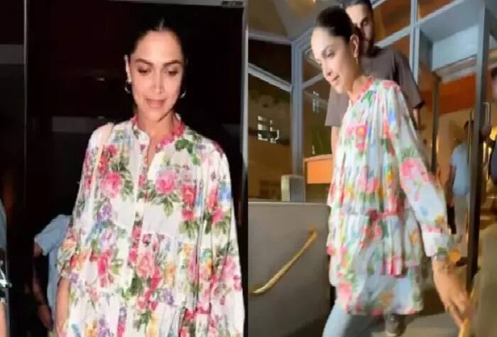 Deepika Padukone At Family Dinner: દીપિકા પાદુકોણ હાલ તેની  પ્રેગ્નન્સીને લઈને ચર્ચામાં છે. પ્રેગ્નન્સી પીરિયડ દરમિયાન પણ તે ખૂબ જ એક્ટિવસ જોવા મળી રહી છે.  હાલમાં જ તે એક રેસ્ટોરન્ટમાં સ્પોટ થઇ હતી.
