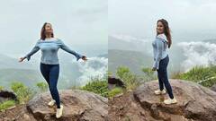 Poojitha Ponnada: కొండకోనల్లో పూజిత పొన్నాడ- ప్రకృతి అందాలకు పరవశిస్తున్న ముద్దుగుమ్మ