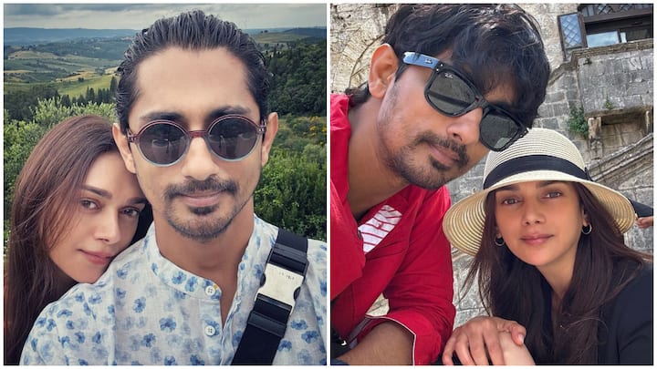 Aditi Rao Hydari and Siddharth are once again making fans go gaga over their adorable pictures together from their romantic getaway in Tuscany.