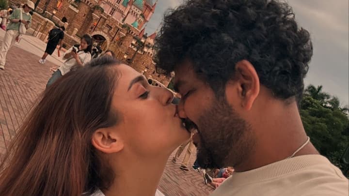 Actor Nayanthara and director Vignesh Shivan are enjoying a family vacation with their twins, Uyir and Ulag. 