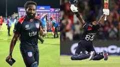 कौन हैं Aaron Jones, जिन्होंने टी20 वर्ल्ड कप के पहले मैच में जड़े 10 छक्के? 