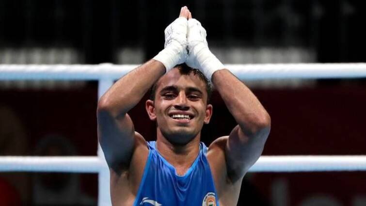 Boxing World Qualifiers Amit Panghal clinches fifth Paris Olympic quota for India Paris Olympics: అమిత్‌ పంగాల్‌కు ఒలింపిక్‌ బెర్తు, క్వాలిఫికేషన్ టోర్నమెంట్‌లో సత్తా చాటిన బాక్సర్