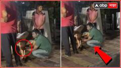 पुणे पोलिसांची मुजोरी! नाकाबंदीत तरुणांना पकडलं, पोलिस अधिकाऱ्याने पाय दाबून घेतले, VIDEO व्हायरल