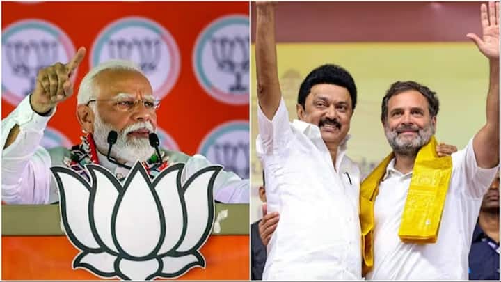 Exit Poll Result 2024 Lok Sabha Election DMK led INDIA alliance sweeps Tamil Nadu BJP yet to make a mark Exit Poll 2024: பாஜகவுக்கு சிம்ம சொப்பனமாக திகழும் திமுக.. இந்தியா கூட்டணிக்கு இனிப்பை தந்த தமிழ்நாடு!