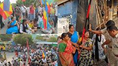 திமுக கொடிக்கம்பத்தை பிடுங்க முயன்ற பெண்கள்.. காஞ்சியில் பாமக- திமுக மோதல், நடந்தது என்ன ?