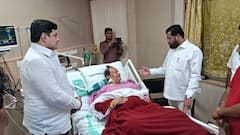 शहाजी बापू पाटील ब्रिच कॅण्डी रुग्णालयात, मुख्यमंत्री एकनाथ शिंदेंनी घेतली भेट